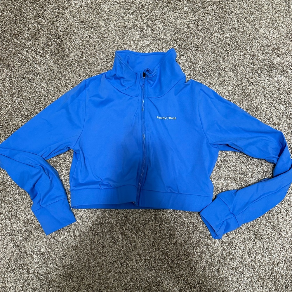 Blue Zip-Up Jacket